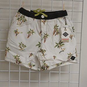 Critical Slide Society - Men's Beach Shorts-  Kahuna Board Short - Blanc